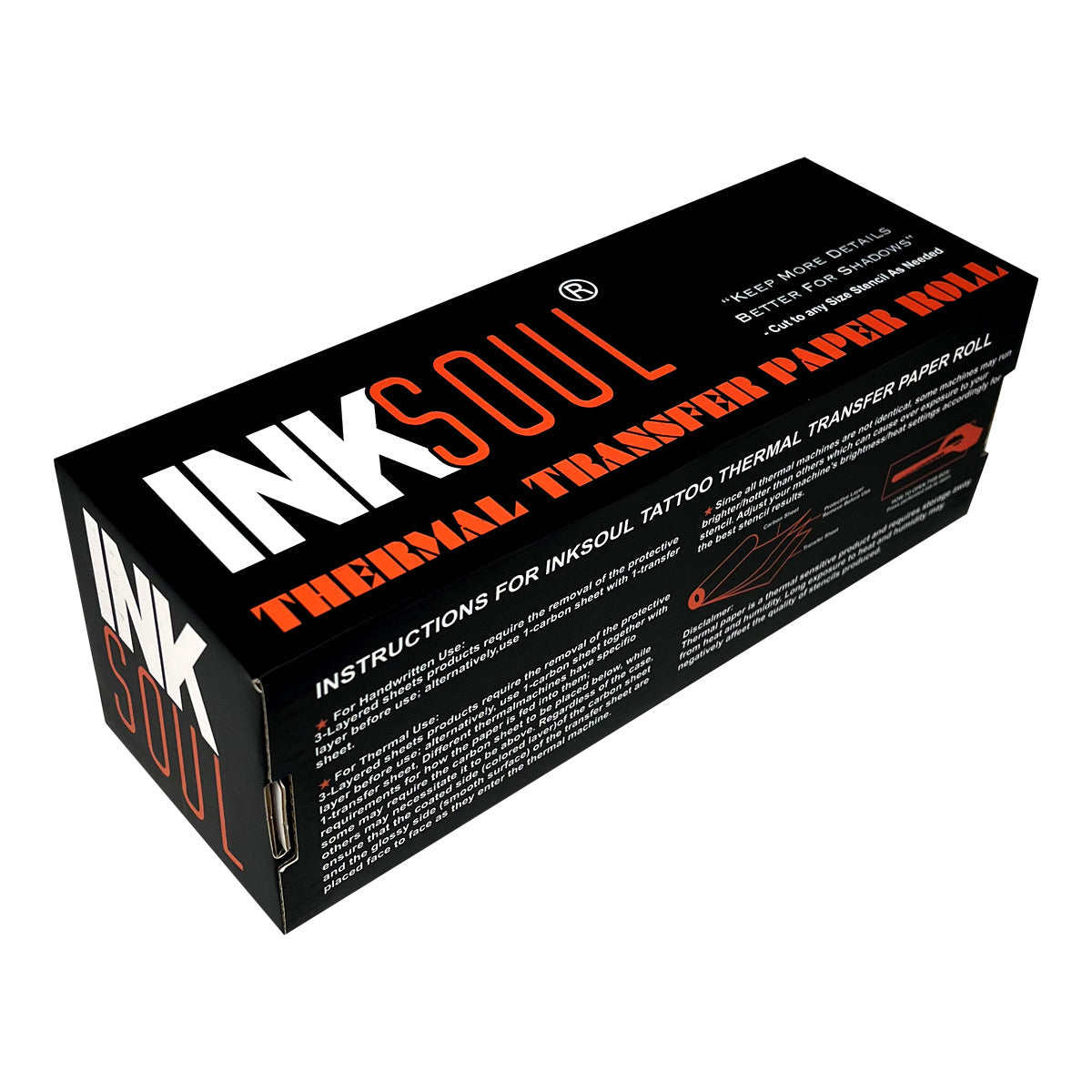 INKSOUL® T08FS Wireless Tattoo Transfer Stencil Printer-Can print shadows